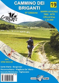 Carta escursionistica Cammino dei Briganti. Ediz. italiana e inglese - Librerie.coop
