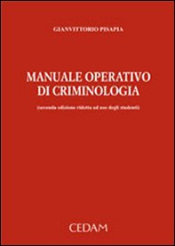 Manuale operativo di criminologia - Librerie.coop